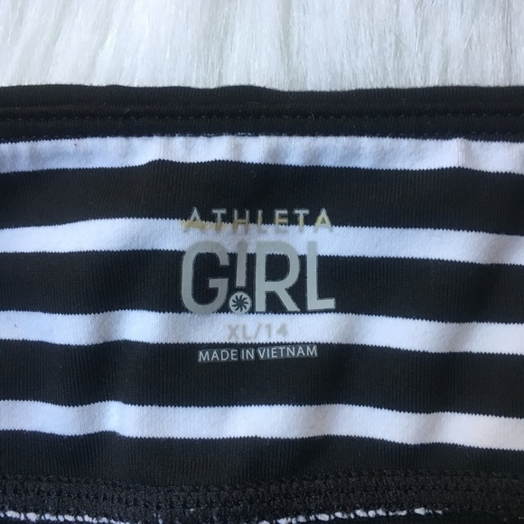 Athleta Girl Black & White Bootcut Leggings - Picture 5 of 9